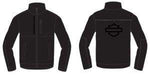 HARLEY-DAVIDSON MENS H-D FLEX LAYERING SYSTEM FLEECE ZIP MID LAYER