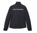 HARLEY-DAVIDSON WOMENS H-D FLEX LAYERING SYSTEM HOODED MID LAYER