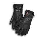 HARLEY-DAVIDSON WOMENS JAYDEN UNDER CUFF GAUNTLET GLOVES