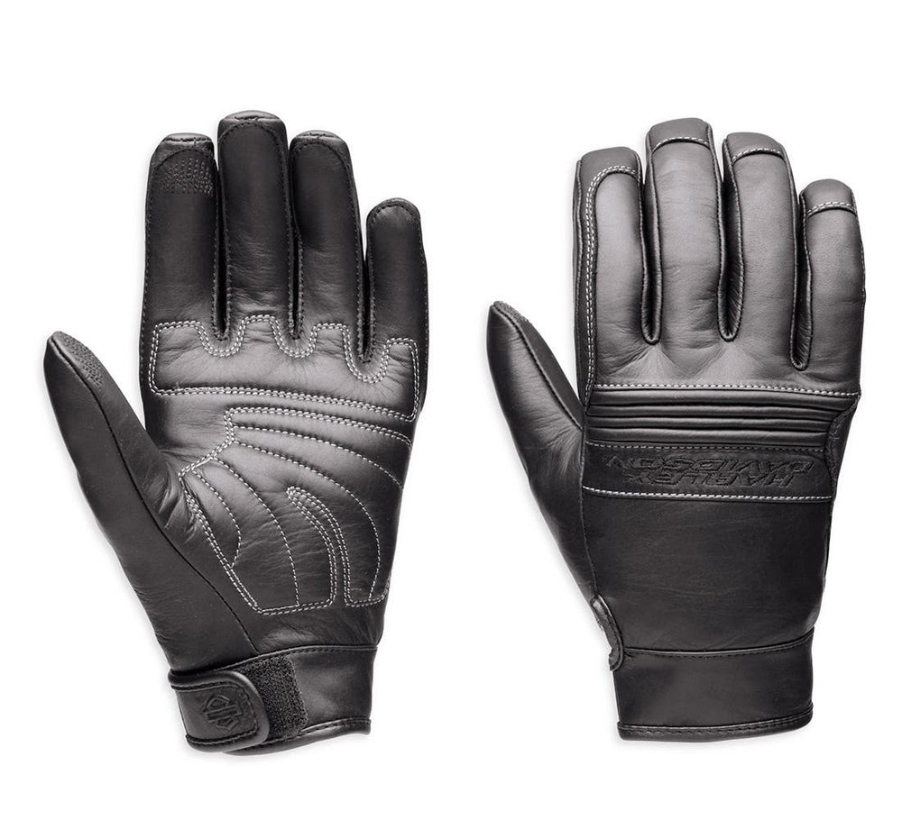 HARLEY-DAVIDSON MENS TAILGATER LEATHER GLOVES