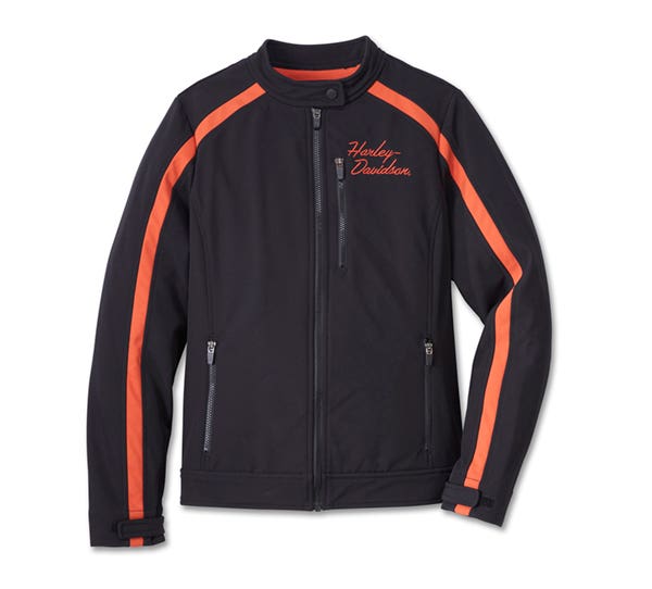 HARLEY-DAVIDSON WOMENS MISS ENTHUSIAST 3-IN-1 SOFT SHELL JACKET