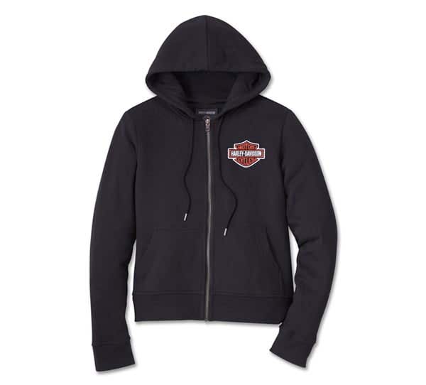 HARLEY-DAVIDSON WOMENS MISS ENTHUSIAST 3-IN-1 SOFT SHELL JACKET