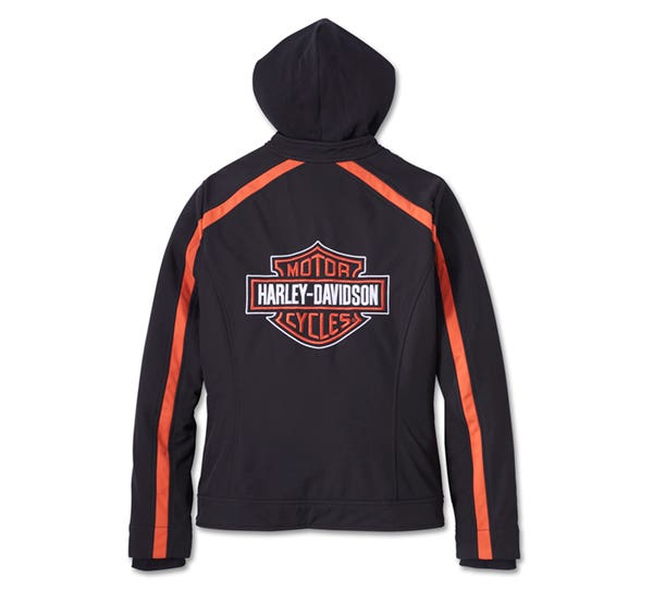 HARLEY-DAVIDSON WOMENS MISS ENTHUSIAST 3-IN-1 SOFT SHELL JACKET