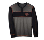 HARLEY-DAVIDSON MENS IRON BOND HENLEY
