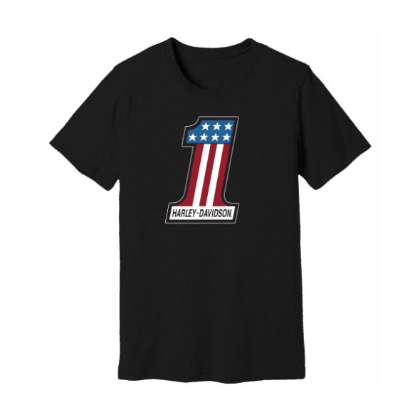 HARLEY-DAVIDSON MENS 1 RACE GRAPHIC TEE