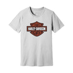 HARLEY-DAVIDSON MENS BAR & SHIELD GRAPHIC TEE HEATHER