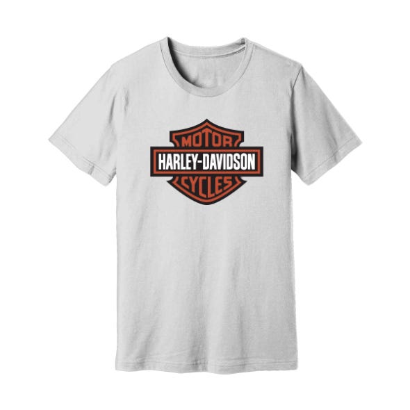 HARLEY-DAVIDSON MENS BAR & SHIELD GRAPHIC TEE HEATHER