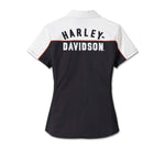 HARLEY-DAVIDSON WOMENS ELEMENTAL ZIP FRONT SHIRT