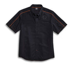 HARLEY-DAVIDSON MENS VENTED PERFORMANCE SKULL SHIRT