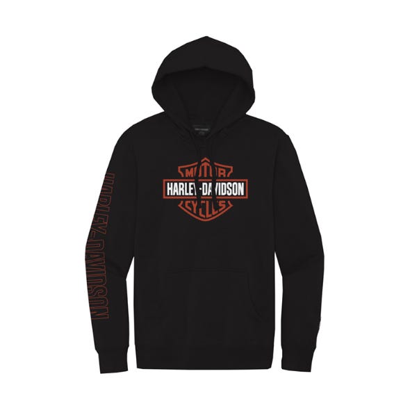 HARLEY-DAVIDSON MENS HALLMARK HOODIE BEAUTY