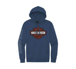 HARLEY-DAVIDSON MENS HALLMARK BAR & SHIELD HOODIE