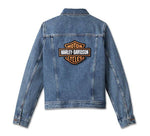 HARLEY-DAVIDSON WOMENS ESSENTIAL BAR & SHIELD DENIM JACKET