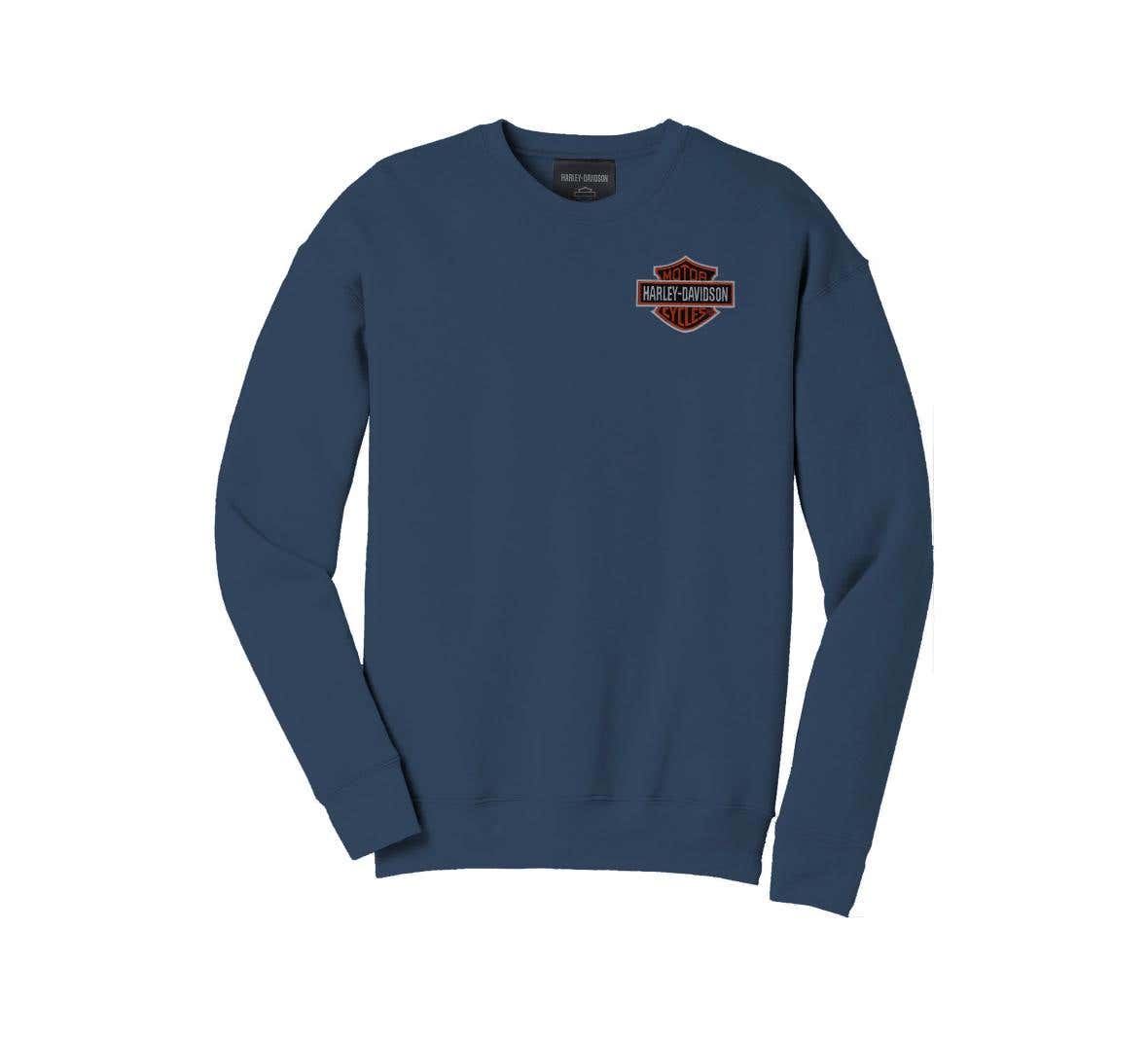 HARLEY-DAVIDSON MENS BAR & SHIELD SWEATSHIRT