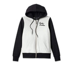 HARLEY-DAVIDSON WOMENS SPECIAL BAR & SHIELD ZIP FRONT HOODIE