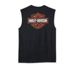 HARLEY-DAVIDSON MENS BAR & SHIELD MUSCLE TEE