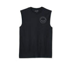 HARLEY-DAVIDSON MENS WILLIE G SKULL MUSCLE TEE