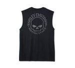 HARLEY-DAVIDSON MENS WILLIE G SKULL MUSCLE TEE