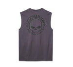 HARLEY-DAVIDSON MENS WILLIE G SKULL MUSCLE TEE