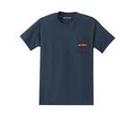 HARLEY-DAVIDSON MENS BAR & SHIELD POCKET TEE