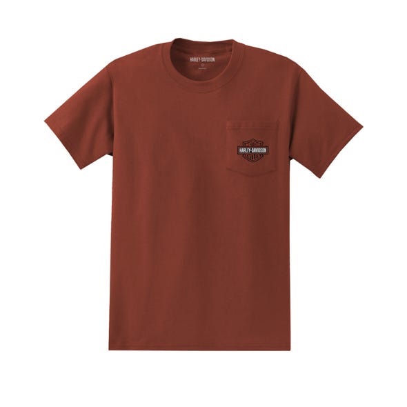 HARLEY-DAVIDSON MENS POCKET TEE VINTAGE