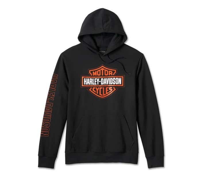 HARLEY-DAVIDSON MENS BAR & SHIELD HOODIE