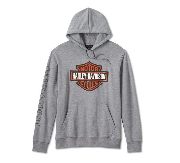 HARLEY-DAVIDSON MENS BAR & SHIELD HOODIE