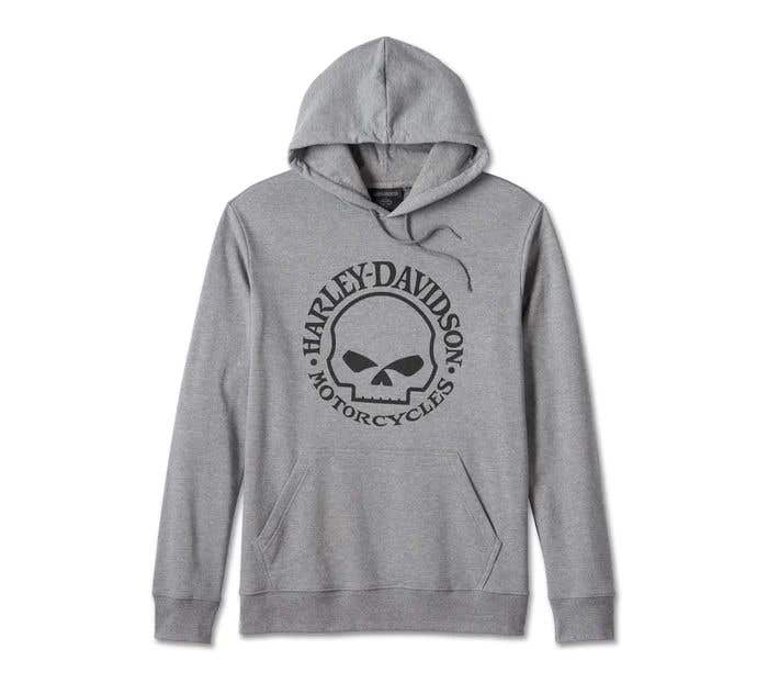 HARLEY-DAVIDSON MENS WILLIE G   SKULL HOODIE