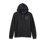 HARLEY-DAVIDSON MENS WILLIE G   SKULL ZIP-UP HOODIE