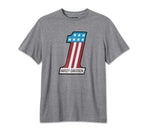 HARLEY-DAVIDSON MENS #1 RACING TEE