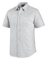 HARLEY-DAVIDSON MENS MENS MELANGE WOVEN SLIM FIT SHORT SLEEVE SHIRT