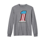 HARLEY-DAVIDSON MENS #1 RACING LONG SLEEVE TEE