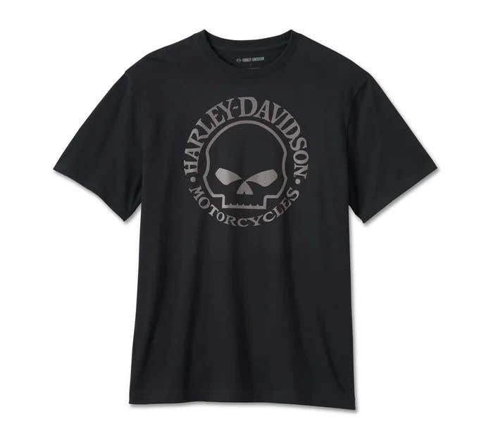 HARLEY-DAVIDSON MENS WILLIE G   SKULL TEE