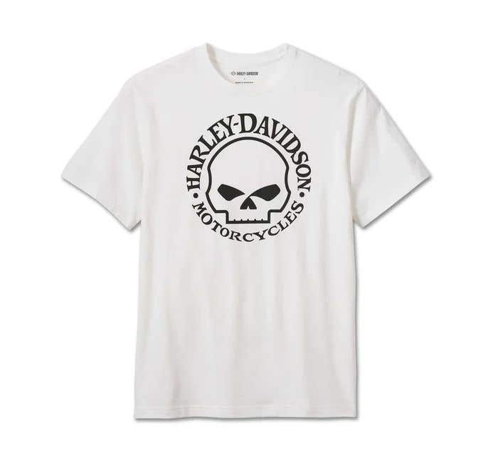 HARLEY-DAVIDSON MENS WILLIE G   SKULL TEE