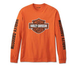 HARLEY-DAVIDSON MENS BAR & SHIELD LONG SLEEVE TEE