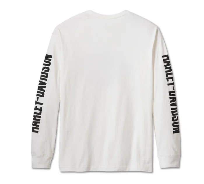 HARLEY-DAVIDSON MENS BAR & SHIELD LONG SLEEVE TEE