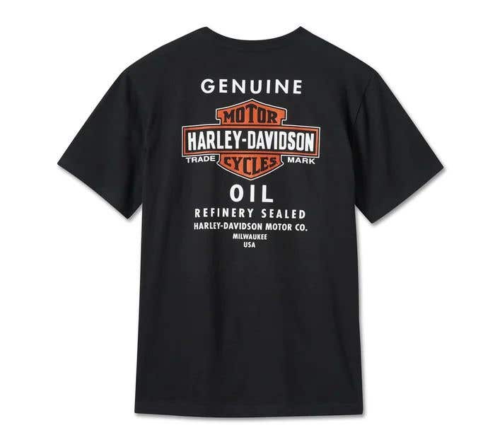 HARLEY-DAVIDSON MENS OIL CAN TEE