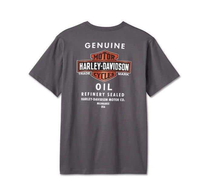 HARLEY-DAVIDSON MENS OIL CAN TEE