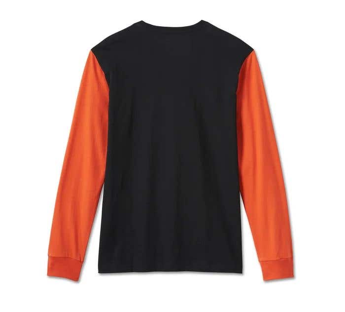 HARLEY-DAVIDSON MENS BAR & SHIELD LONG SLEEVE RAGLAN