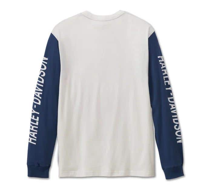 HARLEY-DAVIDSON MENS #1 RACING LONG SLEEVE TEE