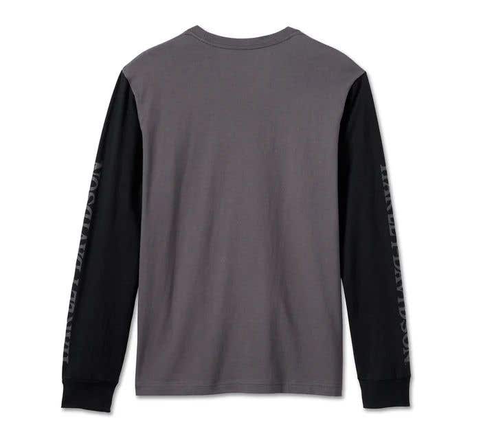 HARLEY-DAVIDSON MENS WILLIE G   SKULL LONG SLEEVE TEE
