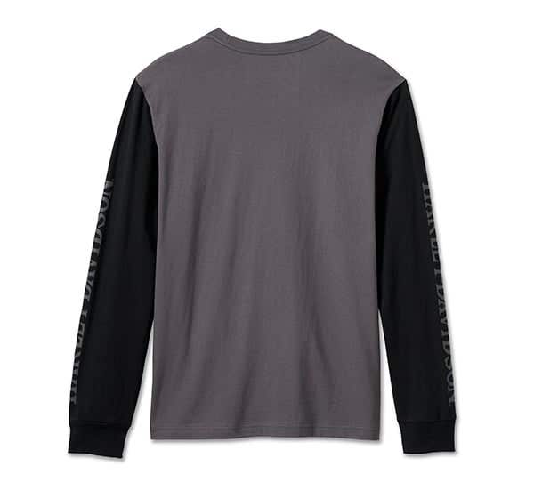 HARLEY-DAVIDSON MENS WILLIE G   SKULL LONG SLEEVE TEE