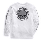 HARLEY-DAVIDSON MENS SKULL LONG SLEEVE TEE