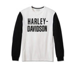 HARLEY-DAVIDSON MENS FOUNDATION LONG SLEEVE TEE