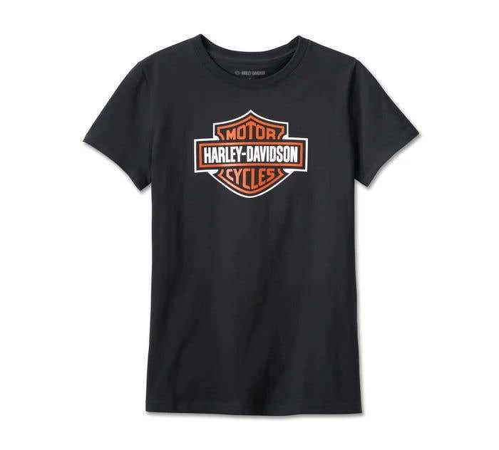 HARLEY-DAVIDSON WOMENS BAR & SHIELD SHORT SLEEVE TEE