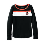 HARLEY-DAVIDSON WOMENS FULL-SPEED KNIT TOP COLORBLOCKED