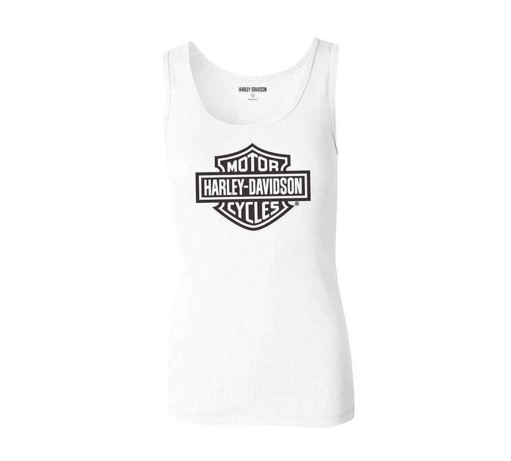 HARLEY-DAVIDSON WOMENS ULTRA CLASSIC BAR & SHIELD RIBBED TANK
