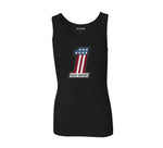 HARLEY-DAVIDSON WOMENS ULTRA CLASSIC #1 RACE RIBBED TANK
