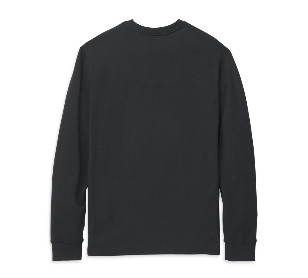HARLEY-DAVIDSON MENS #1 RACE GRAPHIC LONG SLEEVE TEE