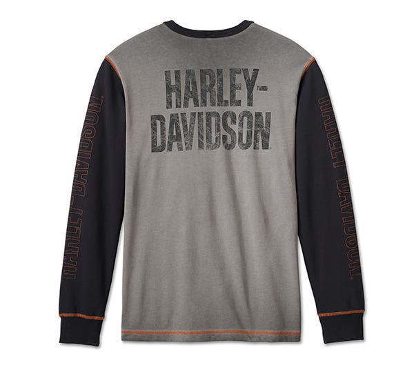 HARLEY-DAVIDSON MENS IRON BAR HENLEY