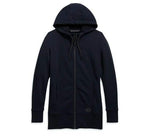 HARLEY-DAVIDSON WOMENS LONG LINE LOGO HOODIE